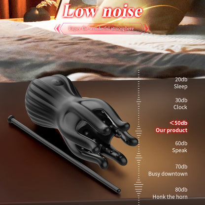 Eicheltrainer Penis Massagegerät Harnröhren Stimulator mit 10 Vibrationsmodi