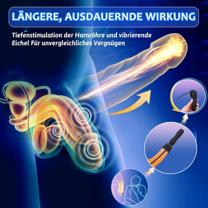 Harnröhrenvibrator Dilatatoren Penis Trainer Plug Vibrator mit 16 Vibrationsmodi