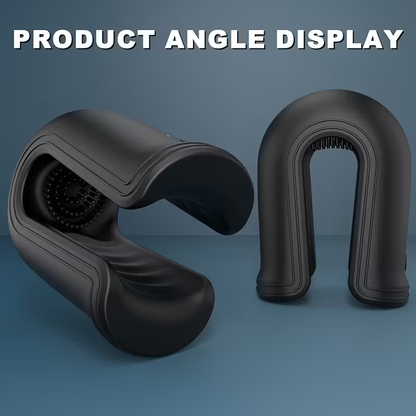 Bite Penistrainer Vibrator Eicheltrainer mit 10 Beiß und Vibrationsmodi