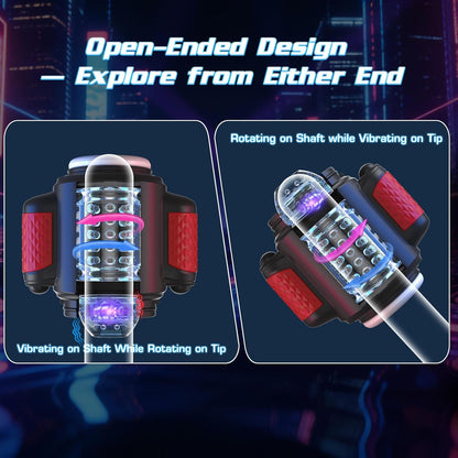 7 IN 1 Automatische Wassersprüh Rotations Vibrations Blowjob Penis Stroker Trainer