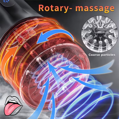 Automatische Masturbationsmaschine Kolbensauger Penistrainer mit 10 Rotationsmodi