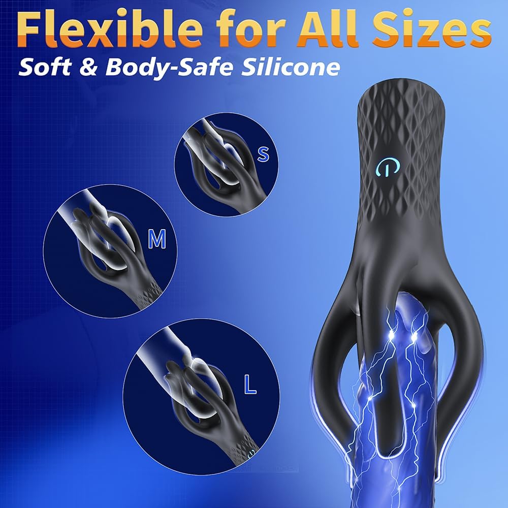 Penistrainer Eichelvibrator Stimulator Massage Masturbator mit 10 Vibrationsmodi