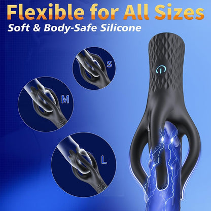 Penistrainer Eichelvibrator Stimulator Massage Masturbator mit 10 Vibrationsmodi