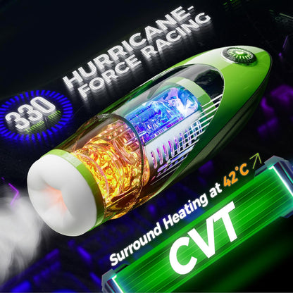 42°Heizung APP Elektrischer Masturbator Blowjob mit 10 Teleskopfunktion & Vibration Modi