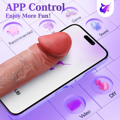 Strap-On 5 IN 1  Penishülle Penis Trainer Vibrator mit Mehreren Modi & App-Integration