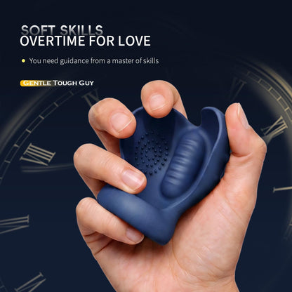 Dual Cockring  Penistrainer Hodenvibrator Massagegerät mit 10 Vibrationsmodi
