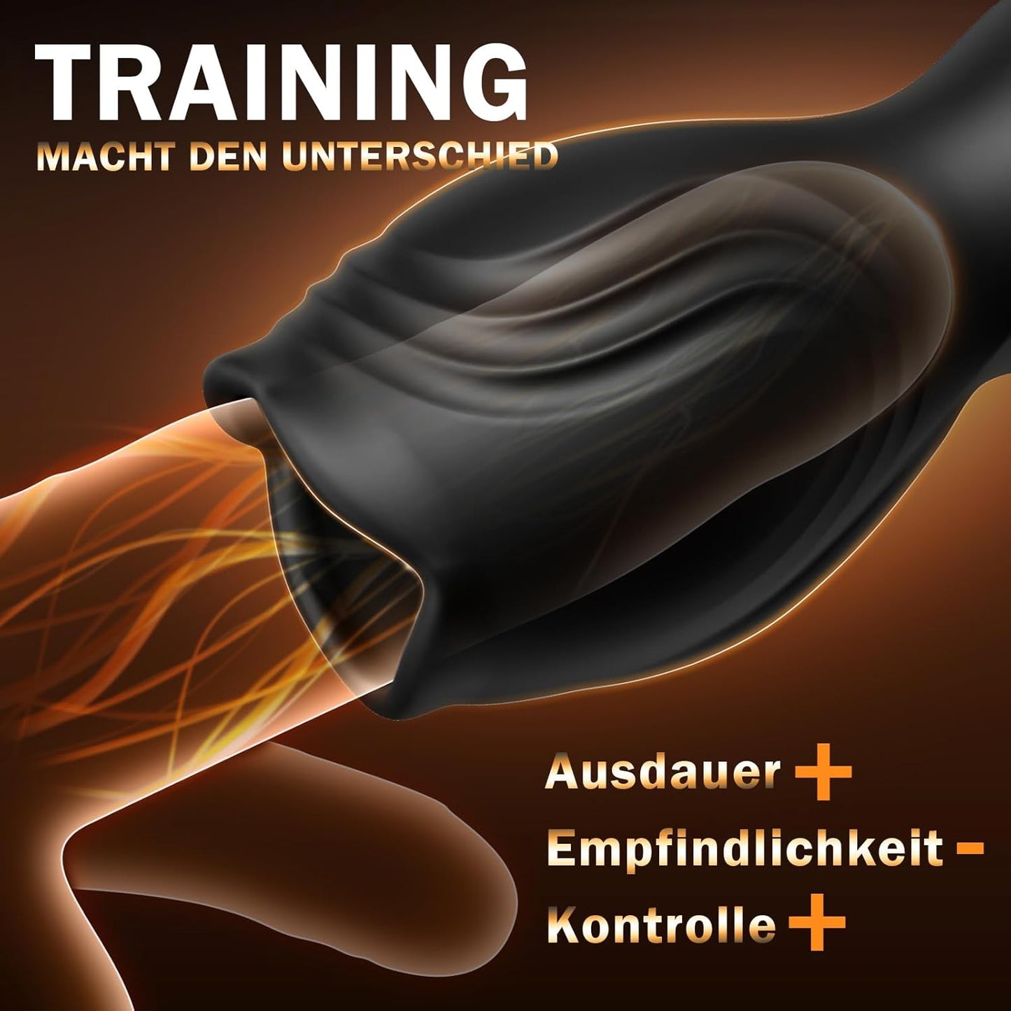 Oralse Penis Vibrator Eichel Trainer Masturbieren mit 10 Vibrationsmodi