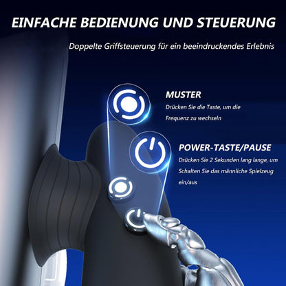 Automatischer Saugende Masturbatoren Penistrainer mit 10 Schub und Teleskopmodi