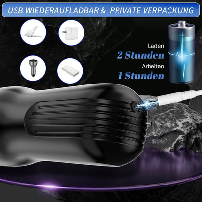 3D Realistischer Elektrischer Masturbator Cup mit 10 Vibration 5 Saugmodi