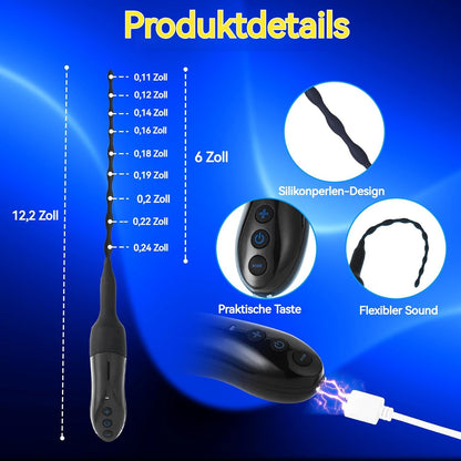 Harnröhren Dilatatoren Penis Plug Trainer Vibrator Eichel Stimulator mit 20 Modi