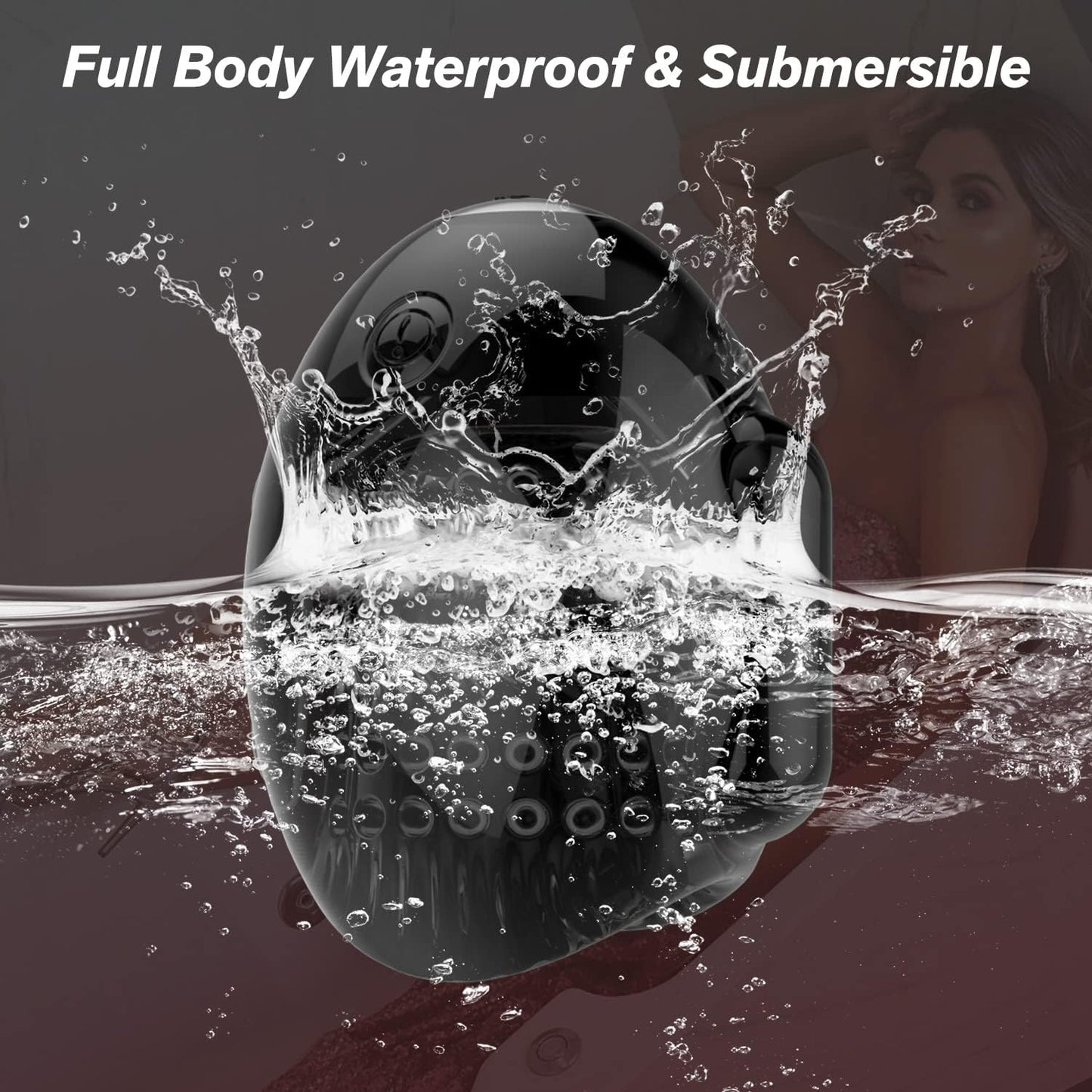 Elektrische Masturbator Penistrainer Stroker Massagegerät mit 8 Vibrationsmodi