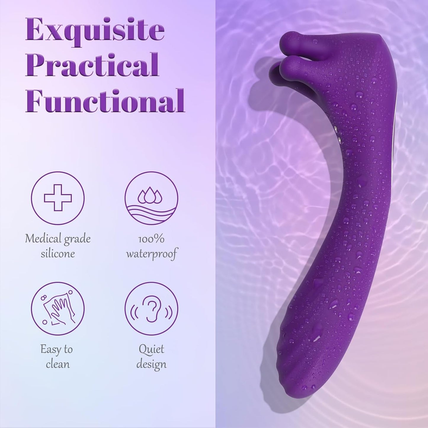 5 IN 1 G Punkt Klitoris Vibratoren Paare Sexspielzeug mit 9 Vibrationsmodi