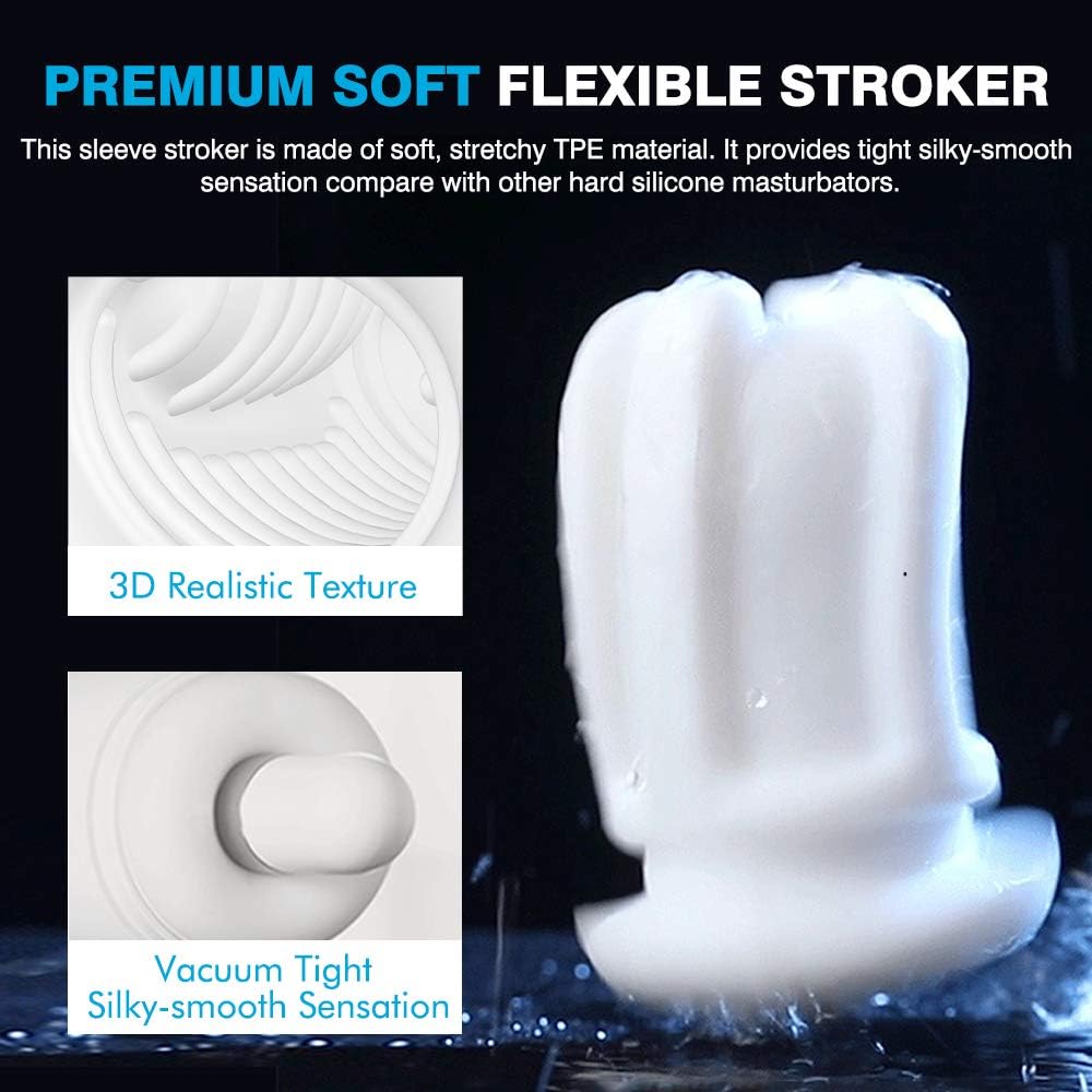 Automatischer Saug-Masturbator Penis Stroker mit 3 Saugmodi & 4 Vibrationsmodi