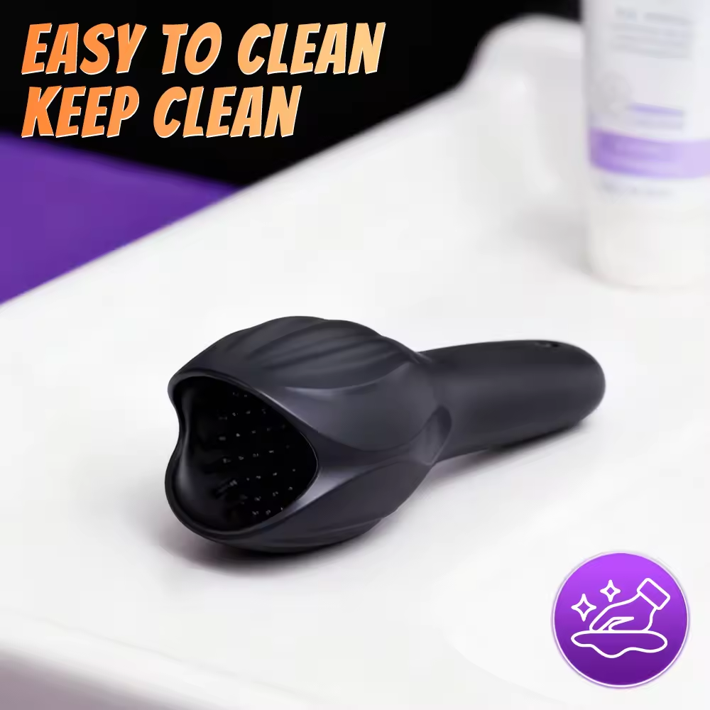 Automatische Penistrainer Vibrator Eichel Stimulator Massagegerät mit 9 Vibrations