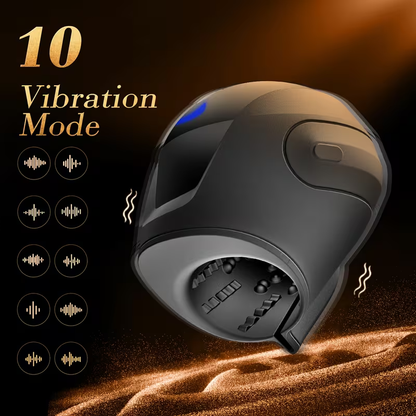 Elektrischer Penis Trainer Exerciser Stroker Masturbator mit 10 Vibrationsmodi