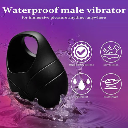 Hodenstimulator Cockring Vibrator Penis Trainer Massagegerät mit 12 Modi