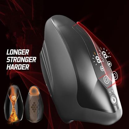 3 in 1 Elektrische Penis Trainer Masturbator mit 9 Frequenzmodi und 3 Intensitätsstufen
