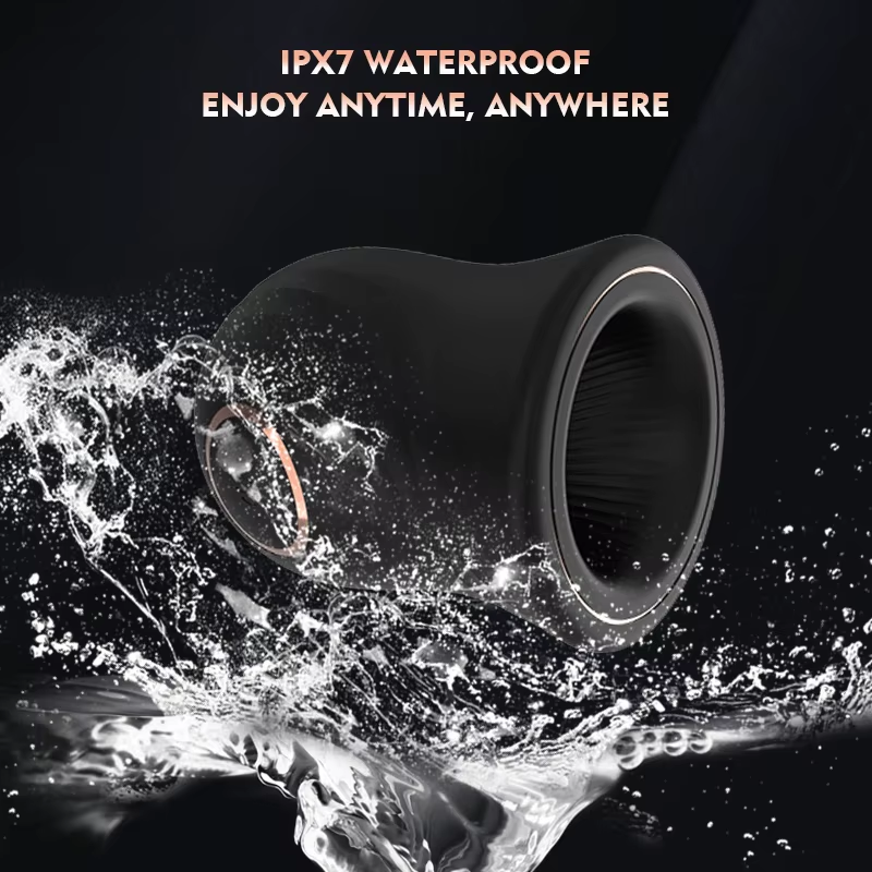 Elektrische masturbators Penistrainer Eikelstimulator met 12 vibratiemodi 