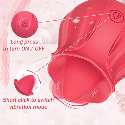 Vibratoren Butterfly Vibration für Frauen 7 Leckmodi 7 Vibrations