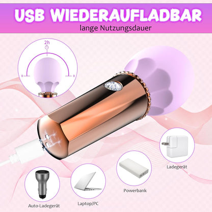 Massagegerät Kabelloser Vibratoren mit 20 Vibrationsmuster und 8 Geschwindigkeitsstufen