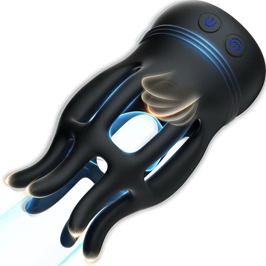 Eicheltrainer Penistrainer Vibrator Massage mit 10 Vibrations & Rotationsmodi