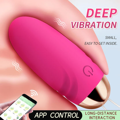 App-gesteuertes G-Punkt Mini-Vibrator Stimulator mit 9 Vibrationsmodi