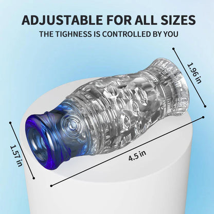 5D Realistische Taschenmuschi Penis Trainingsgerät Eicheltrainer Masturbator