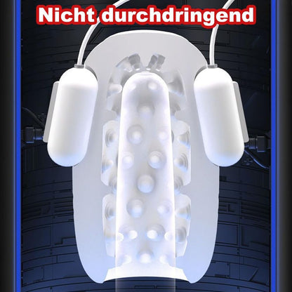 6 in 1 Automatische Penistrainer Vibratoren Masturbatoren mit 8 x 12 Vibrationsmodi