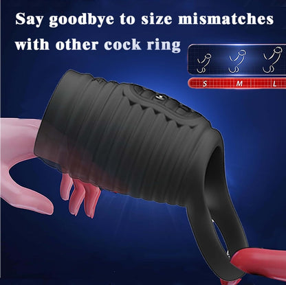 Penisring Vibrator Stimulator Penishülle Penismanschetten mit 10 Vibration