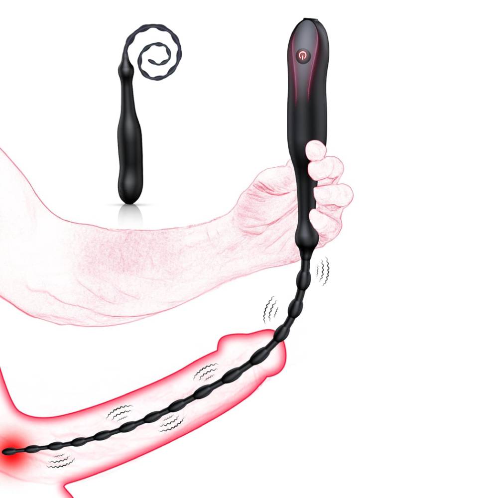 Urethral Dilator Dilatoren Penis Plug Stimulator Vibrator mit 10 Vibrationsstufen
