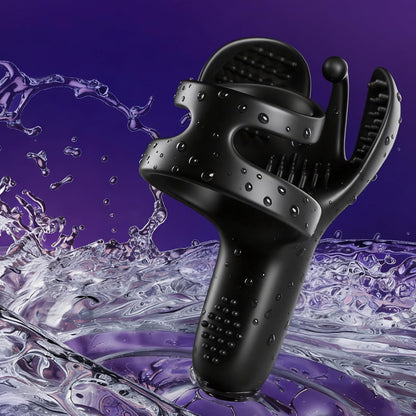 Mehrfachstimulation Penistrainer Cock Ring mit Verschiedenen Vibrationsmodi