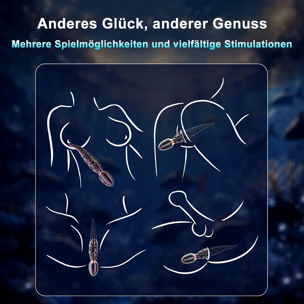 Realistischer Monster Dildo Oktopus Tentakel Vibrator mit 9 Vibrationsmodi