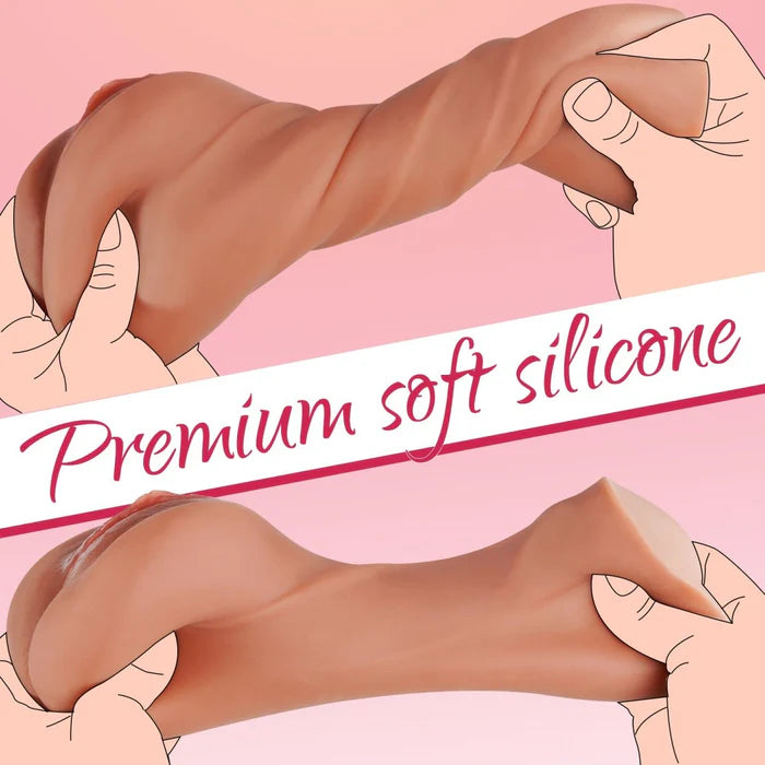 Vibrierender Realistischer Masturbator Blowjob Pocket Pussy mit 10 Vibrationsmodi