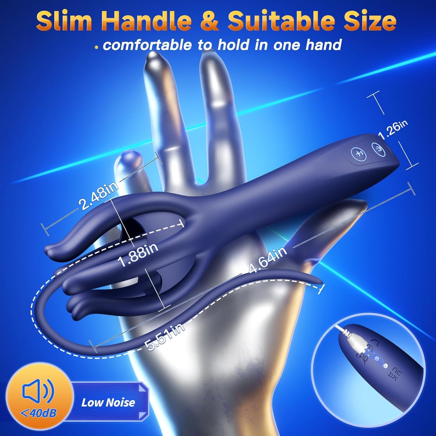 360° Tentakel Wrap Penisvibrator Eicheltrainer Stroker mit 10 Trainings und Vibrationsmodi