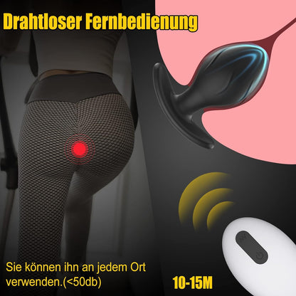 Klein Medium Groß Analvibrator Analplug Set mit 10 vibrationsmodi