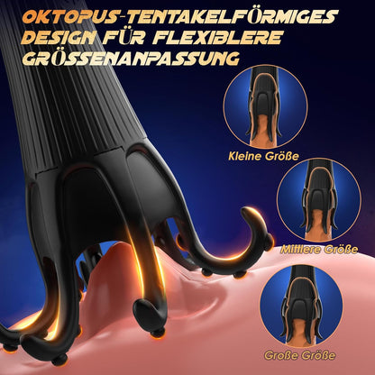 Penistrainer Vibrator Eichelmassagegerät Stimulator Oralsex Masturbatoren mit 10 Modi