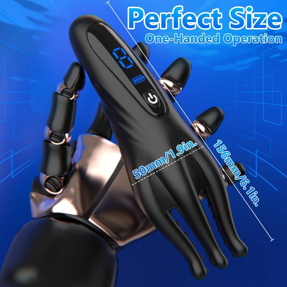 LED-umwickelter Penistrainer Tentakel Vibrator Stroker mit 10 Vibrationsmodi