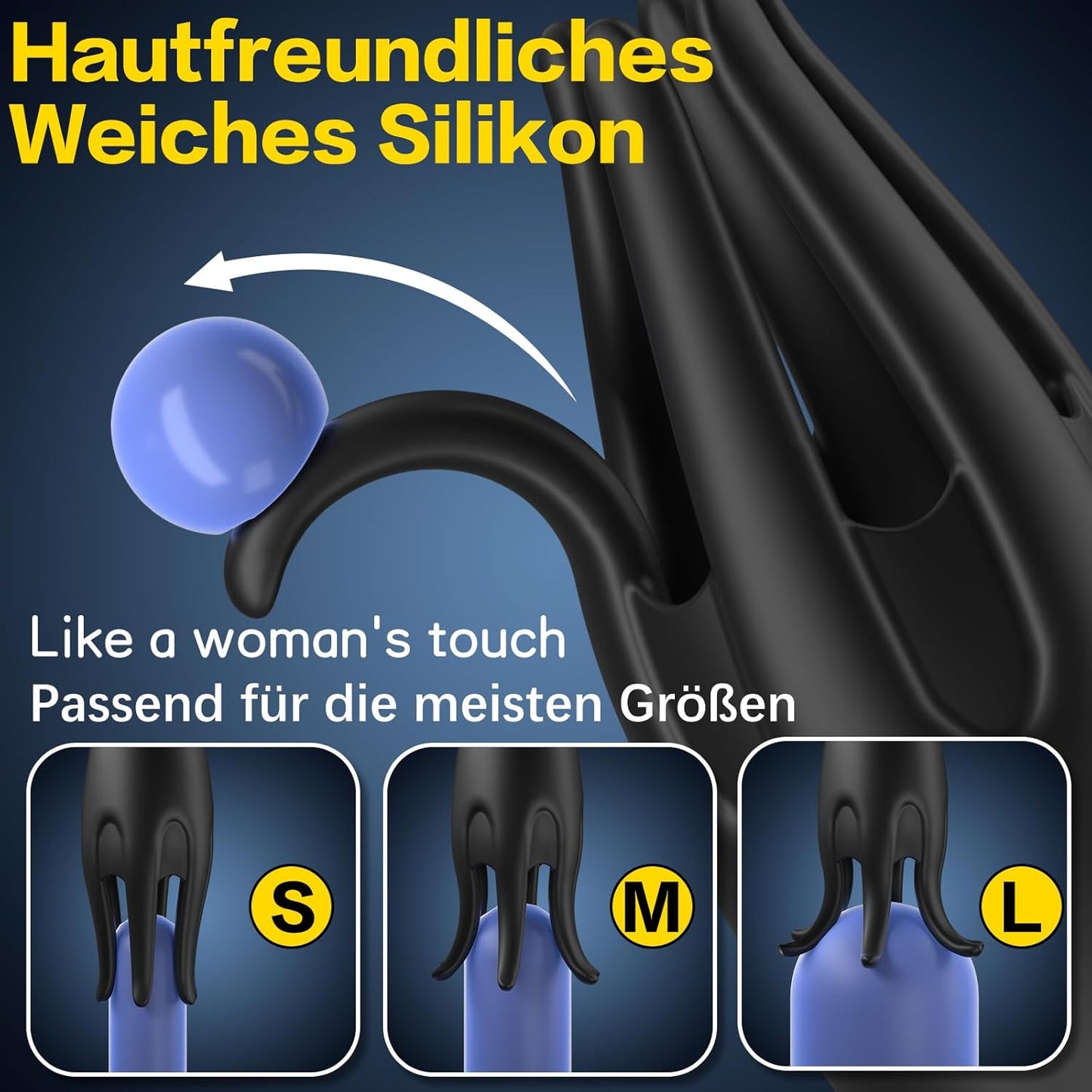 Octopus Tentacle Eichelvibrator Penistrainer Vibrator Masturbatoren mit 7 Vibrationen