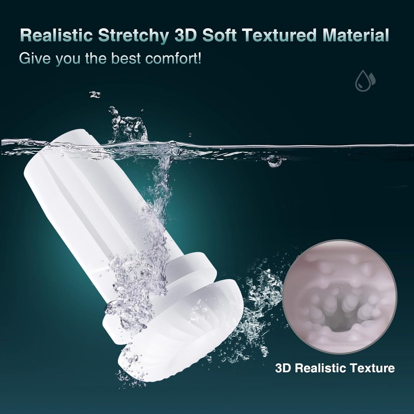 Automatischer Masturbator Stroker Blowjob mit 7 Vibrations & 7 Saugmodi & Heizmodi