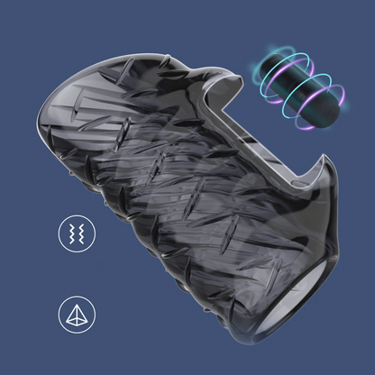 Penistrainer Cockring Verzögerungs Ejakulator mit Listungsstarken Vibrationsmodi