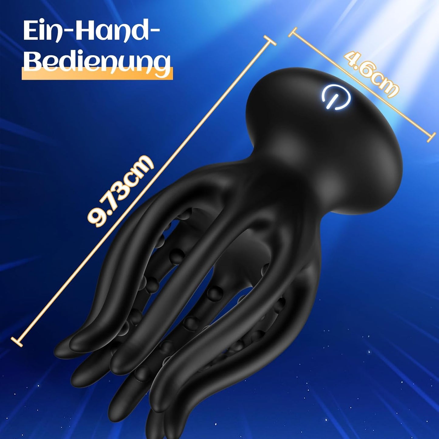 32 3D-Massagepunkte Penis Eichel Stimulator MasturbierenTaschenmuschi mit 10 Modi