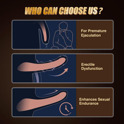 2-in-1 penistrainer elektrische eikelvibrator met 10 likmodi + 10 opvallende modi 