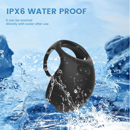 Penisring Vibrator Eicheltrainer Massage mit 10 Vibrationsmodi + Fernbedienung