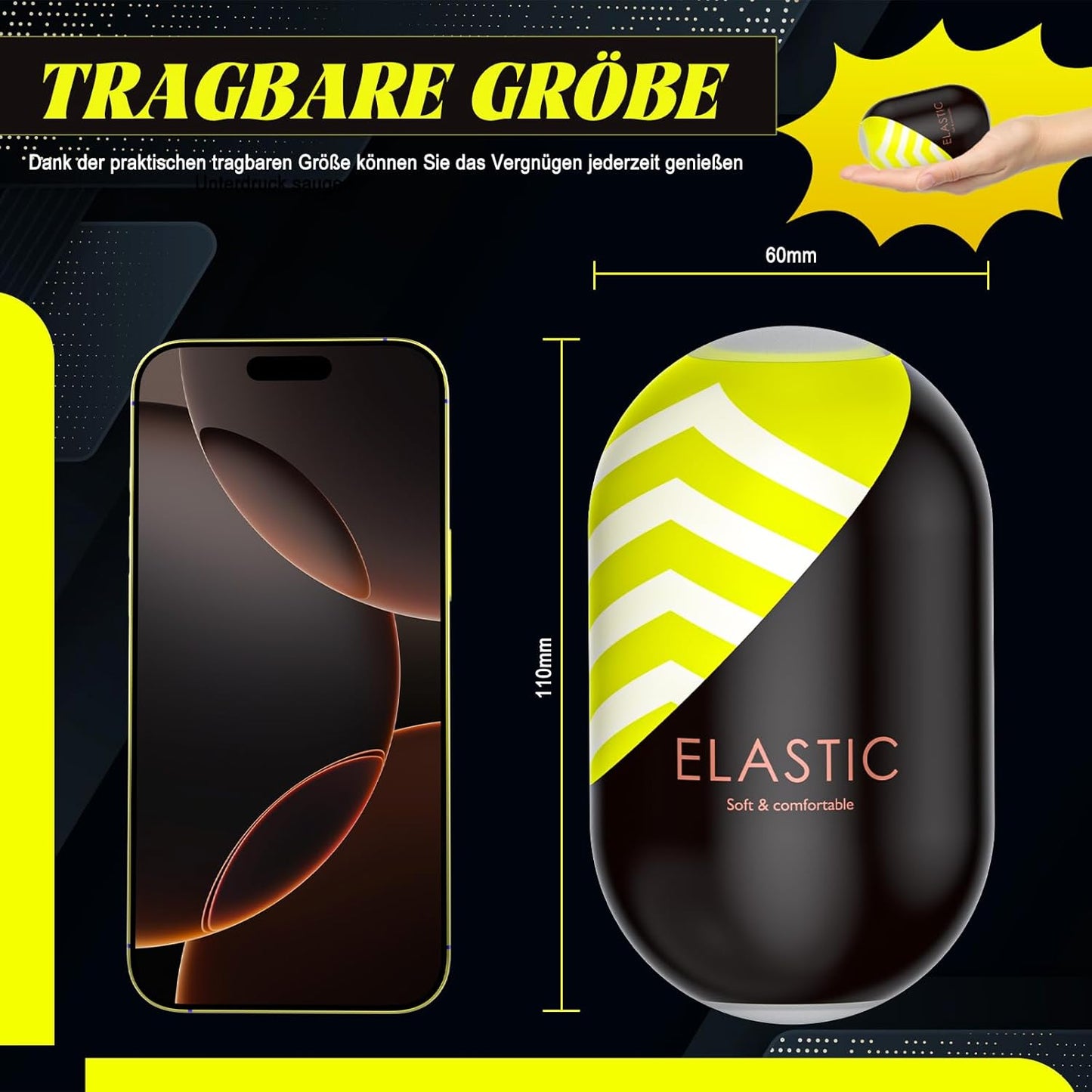 3D Realistisch Masturbator Eichel Stimulation Pocket Pussy Taschenmuschi Blowjob