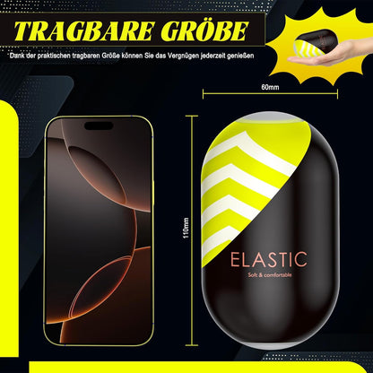 3D Realistisch Masturbator Eichel Stimulation Pocket Pussy Taschenmuschi Blowjob