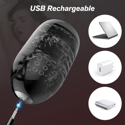 Multifunktionaler Eicheltrainer Vibrator Stroker Masturbatoren mit 8 Vibrationsmodi