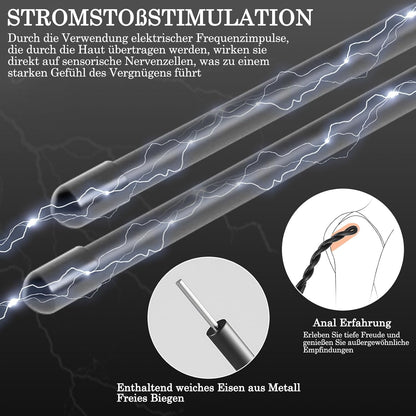 E-STIM Penisring Hodenring Starke Stimulation mit 10 Elektroschock