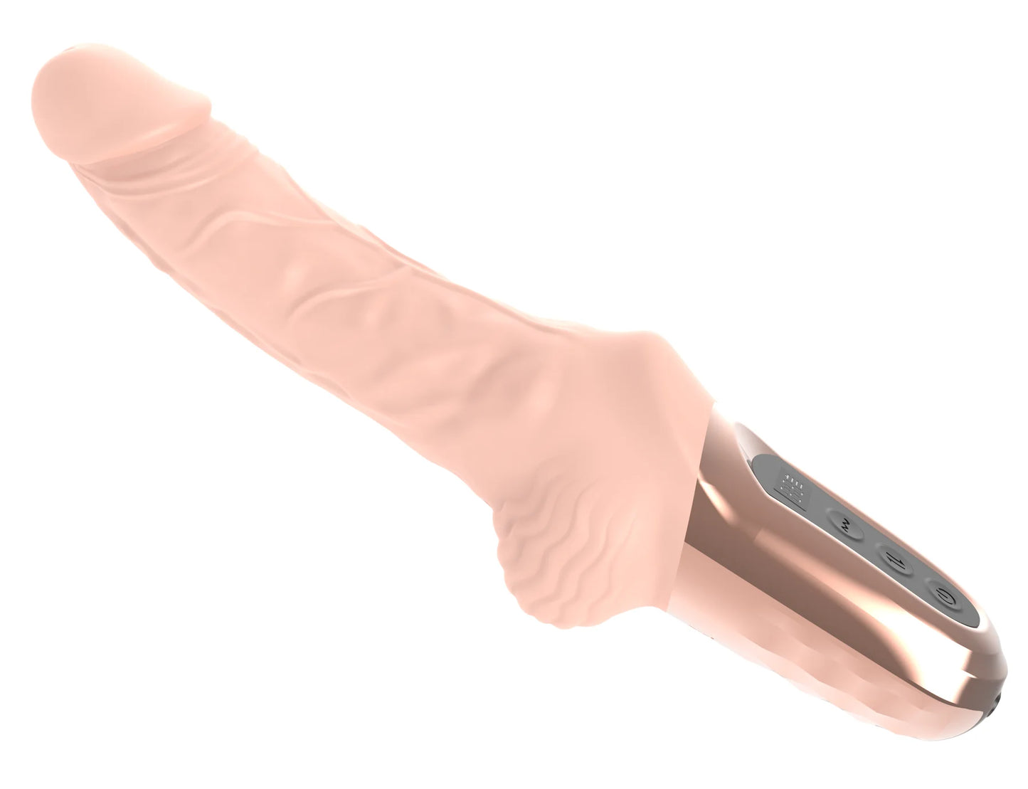 Realistischer Dildo Vibrator Sexmaschine mit 9 Vibrations und Stoßmodi