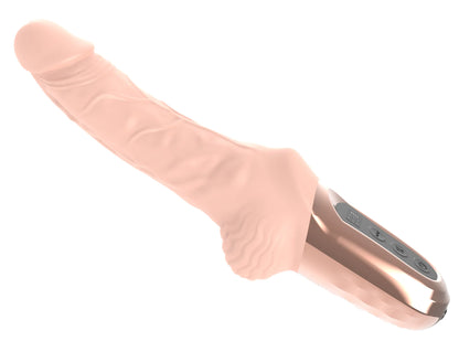 Realistischer Dildo Vibrator Sexmaschine mit 9 Vibrations und Stoßmodi