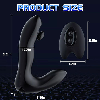 Elektrisch Prostata Massagegerät Butt Plug Anal Vibrator mit 10 Vibrationmodi